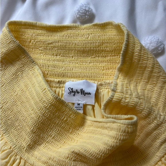 Sky To Moon Yellow Ruffle Skirt - Picture 2 of 4